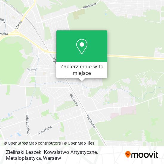 Mapa Zieliński Leszek. Kowalstwo Artystyczne. Metaloplastyka