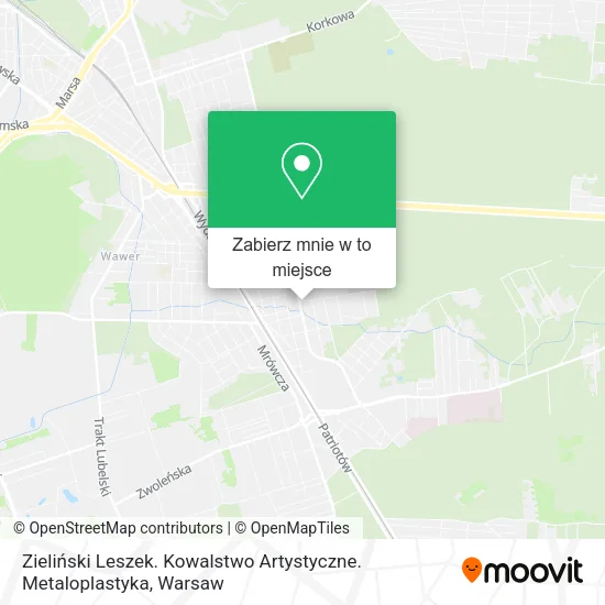Mapa Zieliński Leszek. Kowalstwo Artystyczne. Metaloplastyka