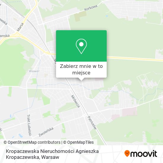 Mapa Kropaczewska Nieruchomości Agnieszka Kropaczewska