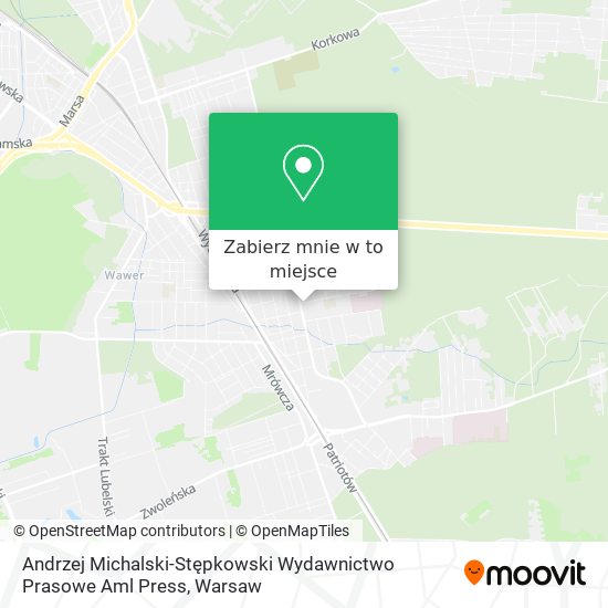 Mapa Andrzej Michalski-Stępkowski Wydawnictwo Prasowe Aml Press