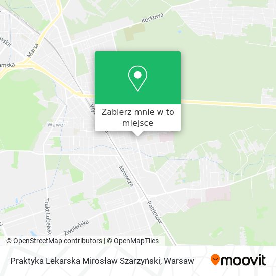 Mapa Praktyka Lekarska Mirosław Szarzyński