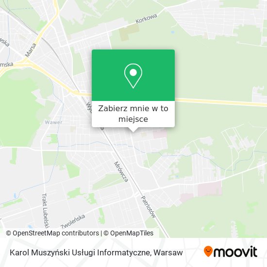 Mapa Karol Muszyński Usługi Informatyczne