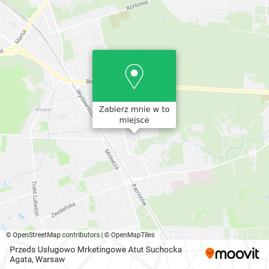 Mapa Przeds Usługowo Mrketingowe Atut Suchocka Agata