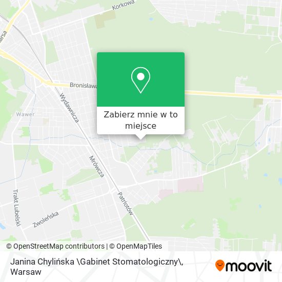 Mapa Janina Chylińska \Gabinet Stomatologiczny\