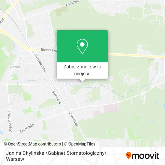 Mapa Janina Chylińska \Gabinet Stomatologiczny\