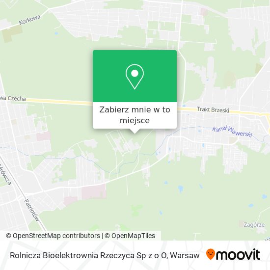 Mapa Rolnicza Bioelektrownia Rzeczyca Sp z o O