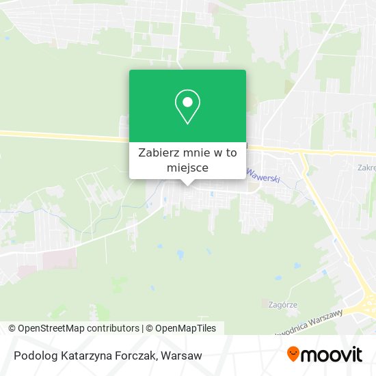 Mapa Podolog Katarzyna Forczak