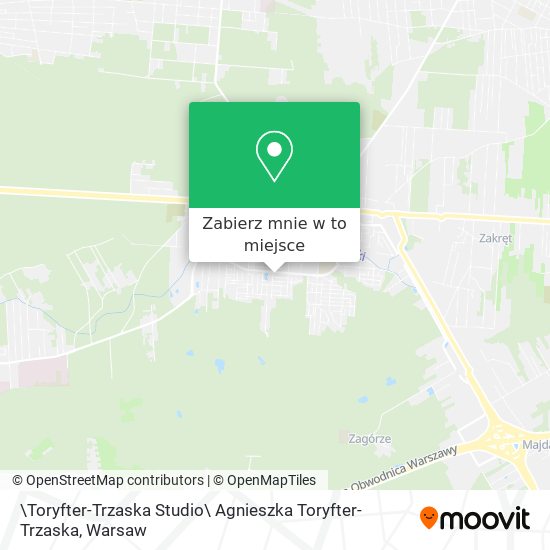 Mapa \Toryfter-Trzaska Studio\ Agnieszka Toryfter-Trzaska