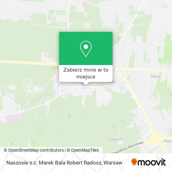 Mapa Naszosie s.c. Marek Bala Robert Radosz