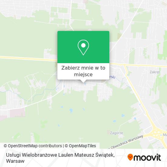 Mapa Usługi Wielobranżowe Laulen Mateusz Świątek