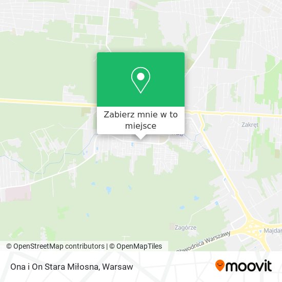 Mapa Ona i On Stara Miłosna