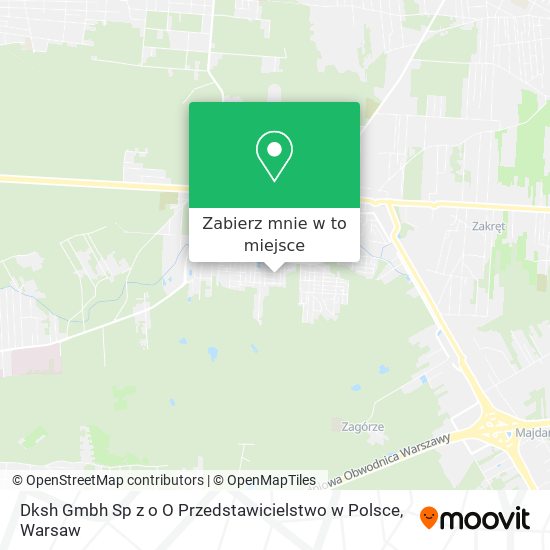 Mapa Dksh Gmbh Sp z o O Przedstawicielstwo w Polsce