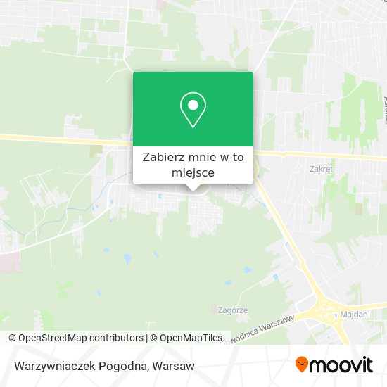 Mapa Warzywniaczek Pogodna