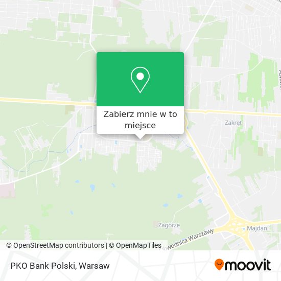 Mapa PKO Bank Polski