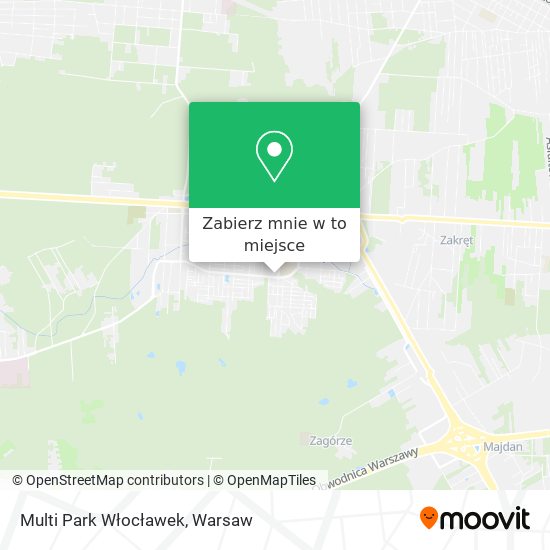 Mapa Multi Park Włocławek