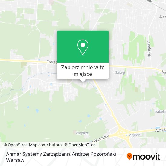 Mapa Anmar Systemy Zarządzania Andrzej Pozoroński