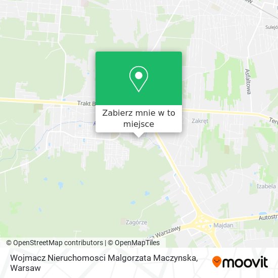 Mapa Wojmacz Nieruchomosci Malgorzata Maczynska