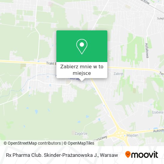 Mapa Rx Pharma Club. Skinder-Prażanowska J.