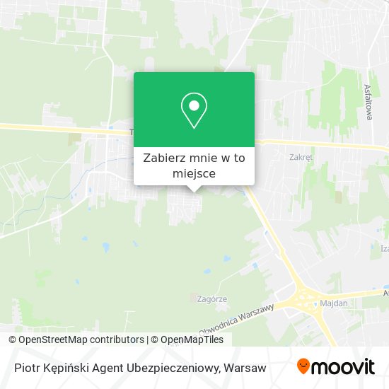 Mapa Piotr Kępiński Agent Ubezpieczeniowy