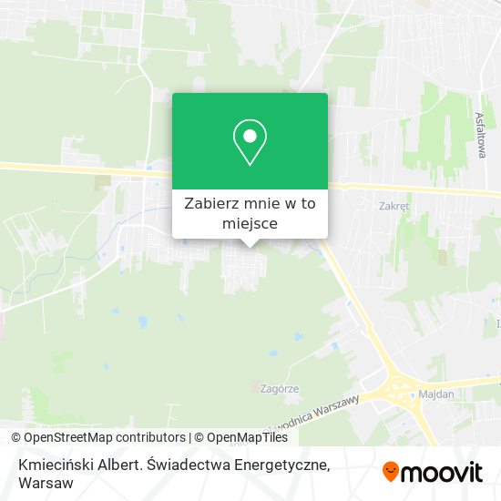 Mapa Kmieciński Albert. Świadectwa Energetyczne