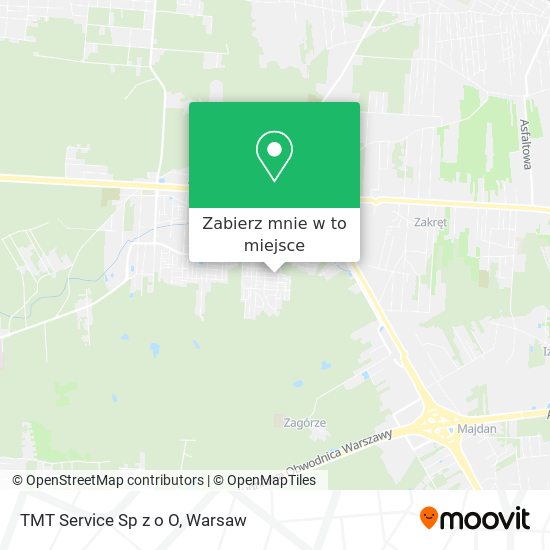 Mapa TMT Service Sp z o O