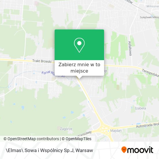 Mapa \Elmas\ Sowa i Wspólnicy Sp.J