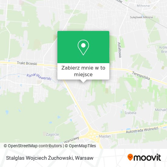 Mapa Stalglas Wojciech Żuchowski