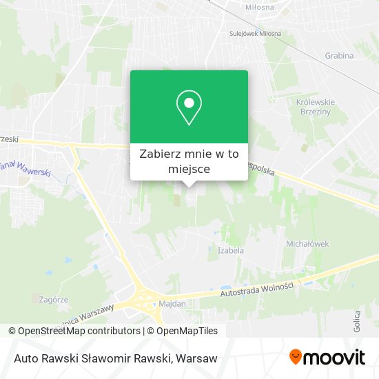 Mapa Auto Rawski Sławomir Rawski