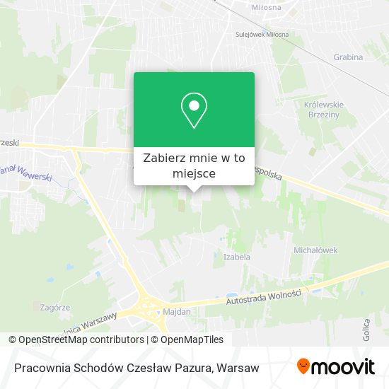 Mapa Pracownia Schodów Czesław Pazura