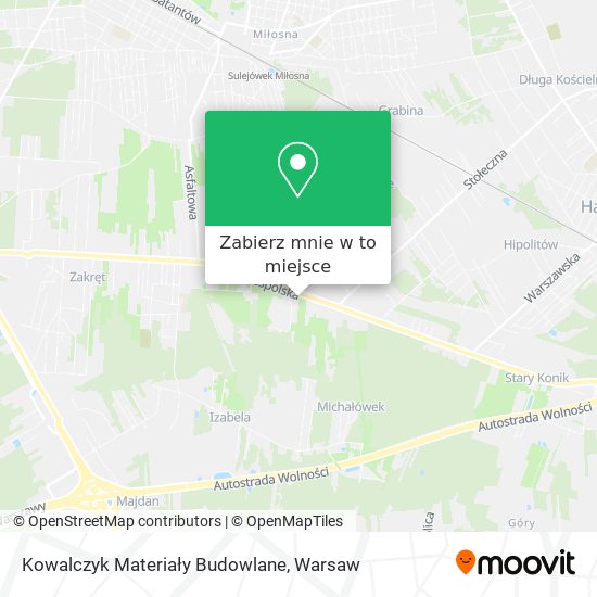 Mapa Kowalczyk Materiały Budowlane