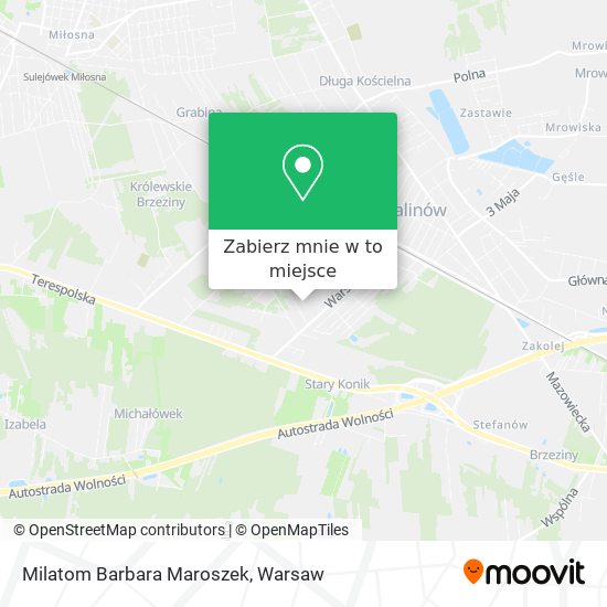 Mapa Milatom Barbara Maroszek