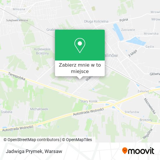 Mapa Jadwiga Prymek