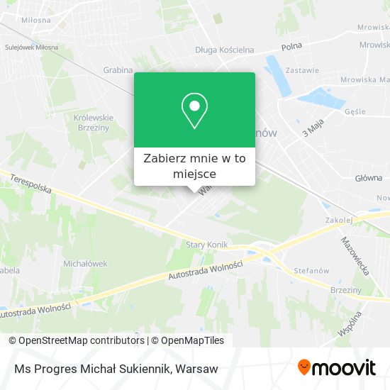 Mapa Ms Progres Michał Sukiennik