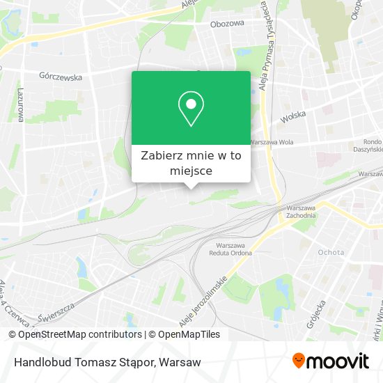 Mapa Handlobud Tomasz Stąpor