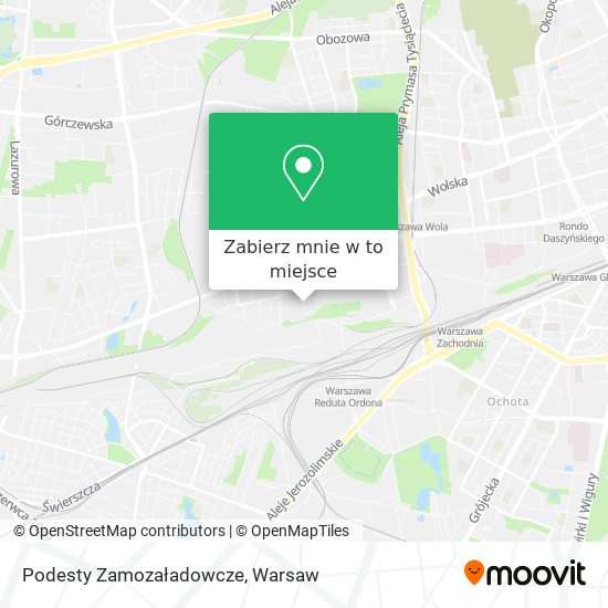 Mapa Podesty Zamozaładowcze