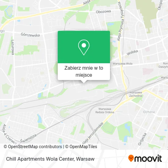 Mapa Chill Apartments Wola Center