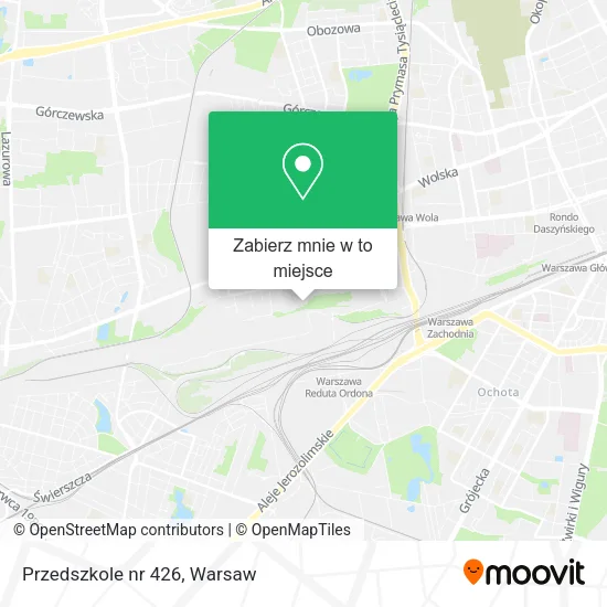 Mapa Przedszkole nr 426