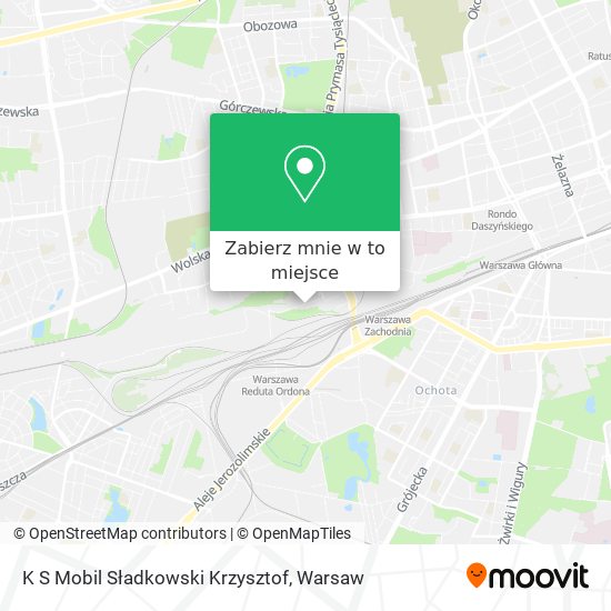 Mapa K S Mobil Sładkowski Krzysztof