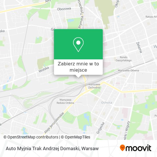 Mapa Auto Myjnia Trak Andrzej Domaski