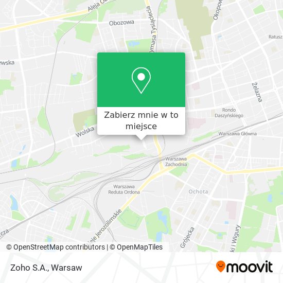 Mapa Zoho S.A.