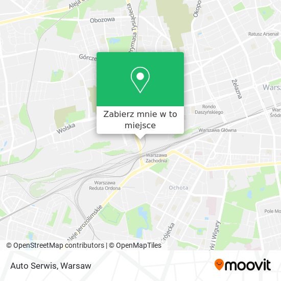 Mapa Auto Serwis