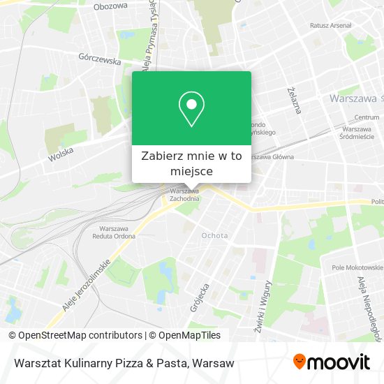 Mapa Warsztat Kulinarny Pizza & Pasta