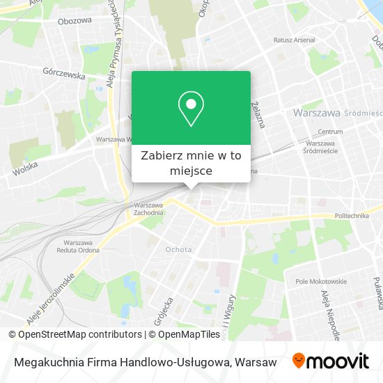 Mapa Megakuchnia Firma Handlowo-Usługowa