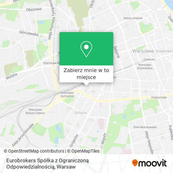 Mapa Eurobrokers Spółka z Ograniczoną Odpowiedzialnością