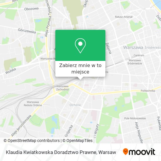 Mapa Klaudia Kwiatkowska Doradztwo Prawne