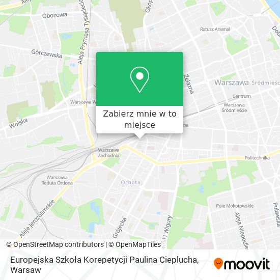 Mapa Europejska Szkoła Korepetycji Paulina Cieplucha