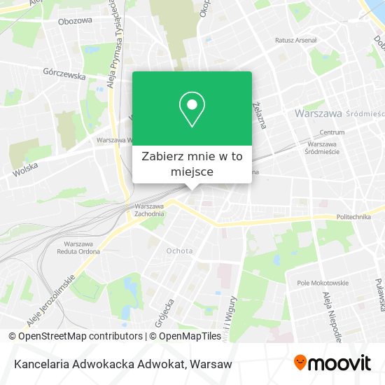 Mapa Kancelaria Adwokacka Adwokat