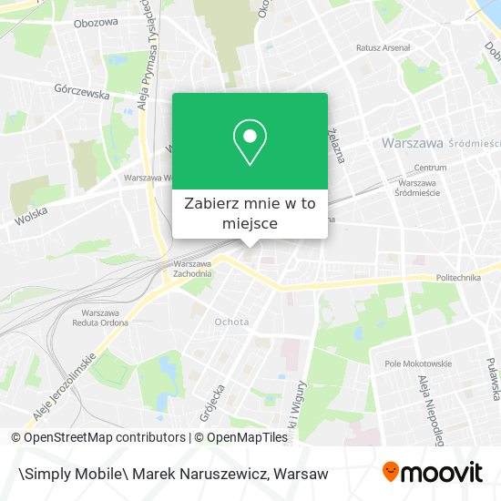 Mapa \Simply Mobile\ Marek Naruszewicz