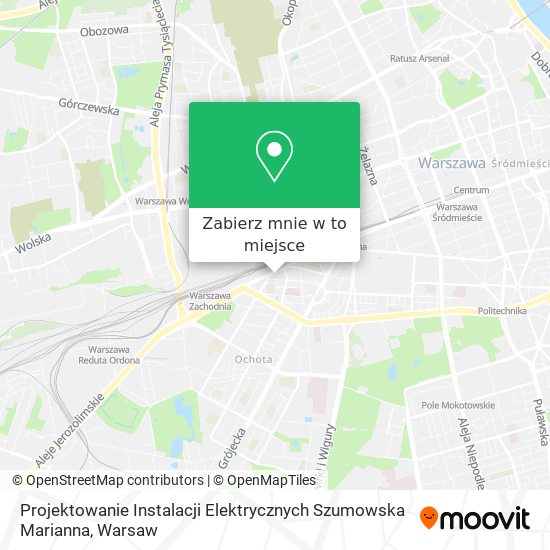 Mapa Projektowanie Instalacji Elektrycznych Szumowska Marianna