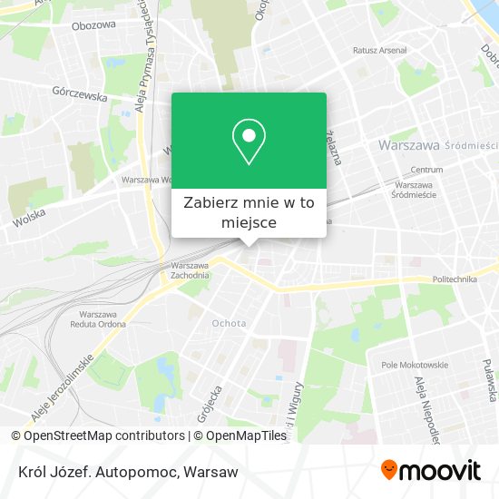 Mapa Król Józef. Autopomoc